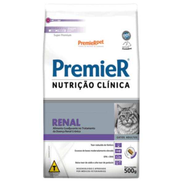 Ração Premier Nutrição Clínica para Gatos Renal - 1,5 kg - Imagem 2