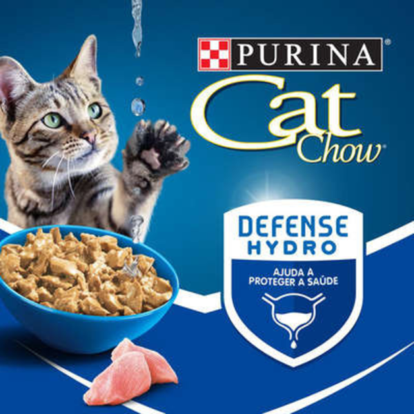 Sachê Cat Chow para Gatos Adultos Sabor Carne - 85 GRS - Imagem 3