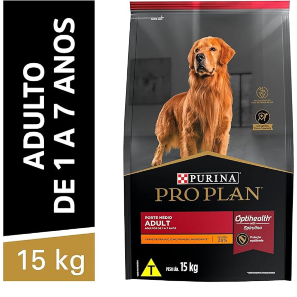 Ração Proplan para Cães Adultos de Raças Médias - 15 KG - Imagem 3