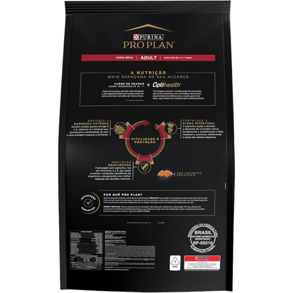 Ração Proplan para Cães Adultos de Raças Médias - 15 KG - Imagem 2